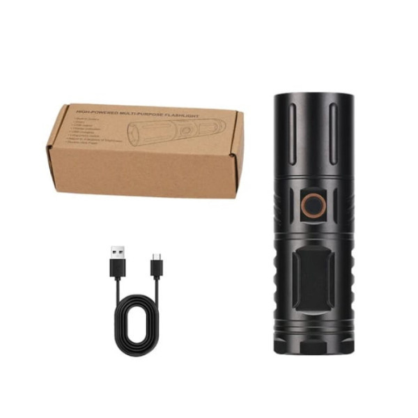 সুপার পাওয়ার LED রিচার্জেবল টর্চ লাইট উইথ পাওয়ার ব্যাংক